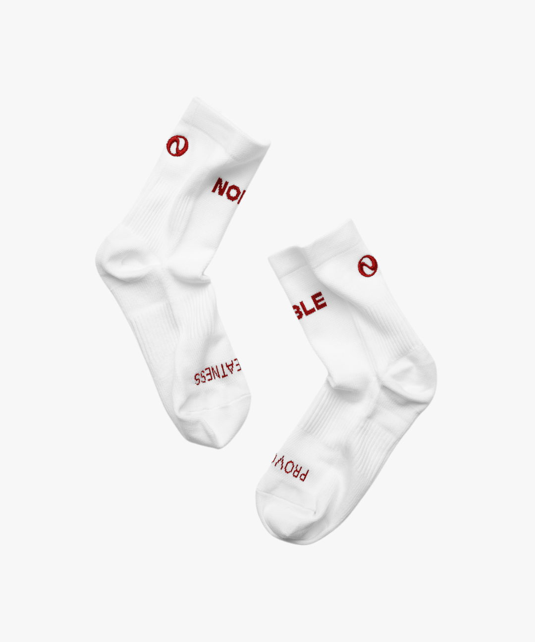 Noble Performance Socks (White/Red)